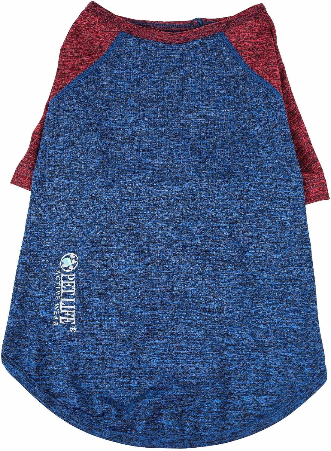 Pet Life ® Active 'Hybreed' 4-Way Stretch Two-Toned Performance Dog T-Shirt X-Large