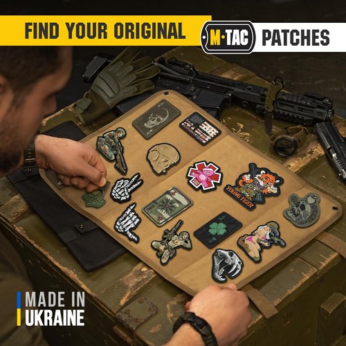 M-Tac Morale Patch - PVC 3D Funny Military Tactical Patch - Tactical Cool Army Meme Patches for Vest, Backpacks, Hats - Hook and Loop Patches (Young Tiger)