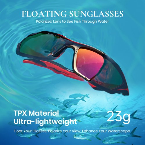 Polarized Sunglasses Men Fishing Floating Glasses UV400 Wraparound Water Sports Goggles 1071