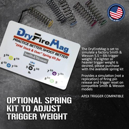 DRYFIREMAG Smart Dry Fire Magazine with Laser for Glock 43X/48 | Smart Dry Fire Laser Training System 9mm | Not Compatible with Any Other Laser Cartridge
