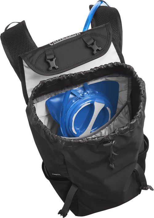 CamelBak Arete 18 Hydration Backpack for Hiking, 50oz, Black/Reflective