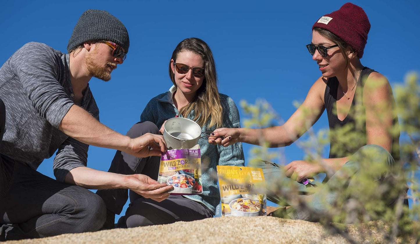Wild Zora Paleo Freeze Dried Meals for Backpacking & Camping - Healthy Gluten Free & Grain Free Camping Meals/Backpacking Food + No Added Sugar - Great for Travel (AIP 4-pack)