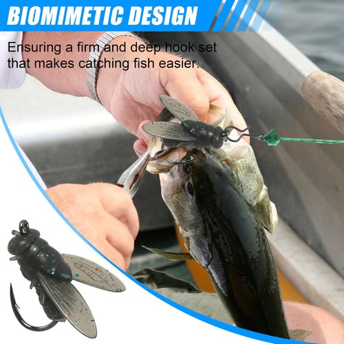 Bionic Fly Fishing Bait, 18/36pcs Fly Fishing Flies Kit Trout Jigs Swimbaits Dry Flies for Bass Panfish Lures Saltwater Freshwater