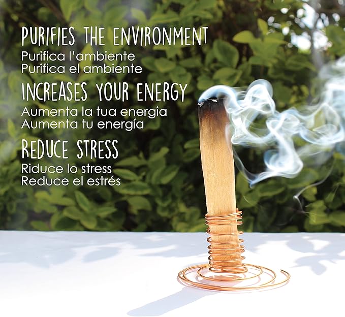 PALOSANTO - Palo Santo Incense Sticks Especial 10cm 3,94in - 5 Pack - Large Organic Palo Santo Sticks Strong Aroma - Wild Harvested Holy Sticks 2cm Thick - Palo Santo Wood Bursera Graveolens