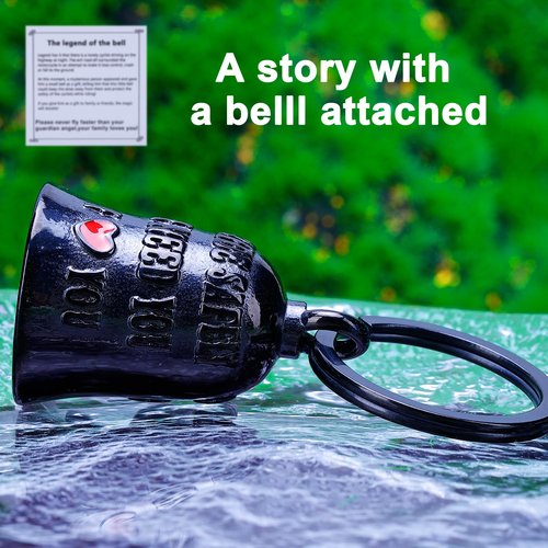 Motorcycle for Bells - Motorcycle Angel Bell for Men Women,Bell Biker Accessory,Guard Riding Safety