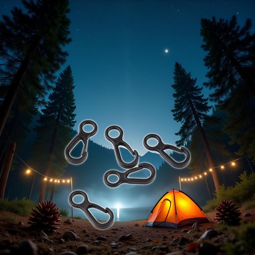 10pcs/Set Black Clip Hooks Outdoor Camping Light Accessories Camping Fixed Canopy Tools Hiking Plastic Tent Hooks Tarp Black Plastic Snap Hooks Small Tent Hooks for Lights Hanging to Canopy Heavy