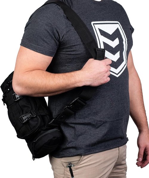3VGEAR Rapid Deployment Accessory Sling Pack - Tactical Sling Bag for Men and Women, Cross Body or Shoulder EDC Bag - Coyote Tan