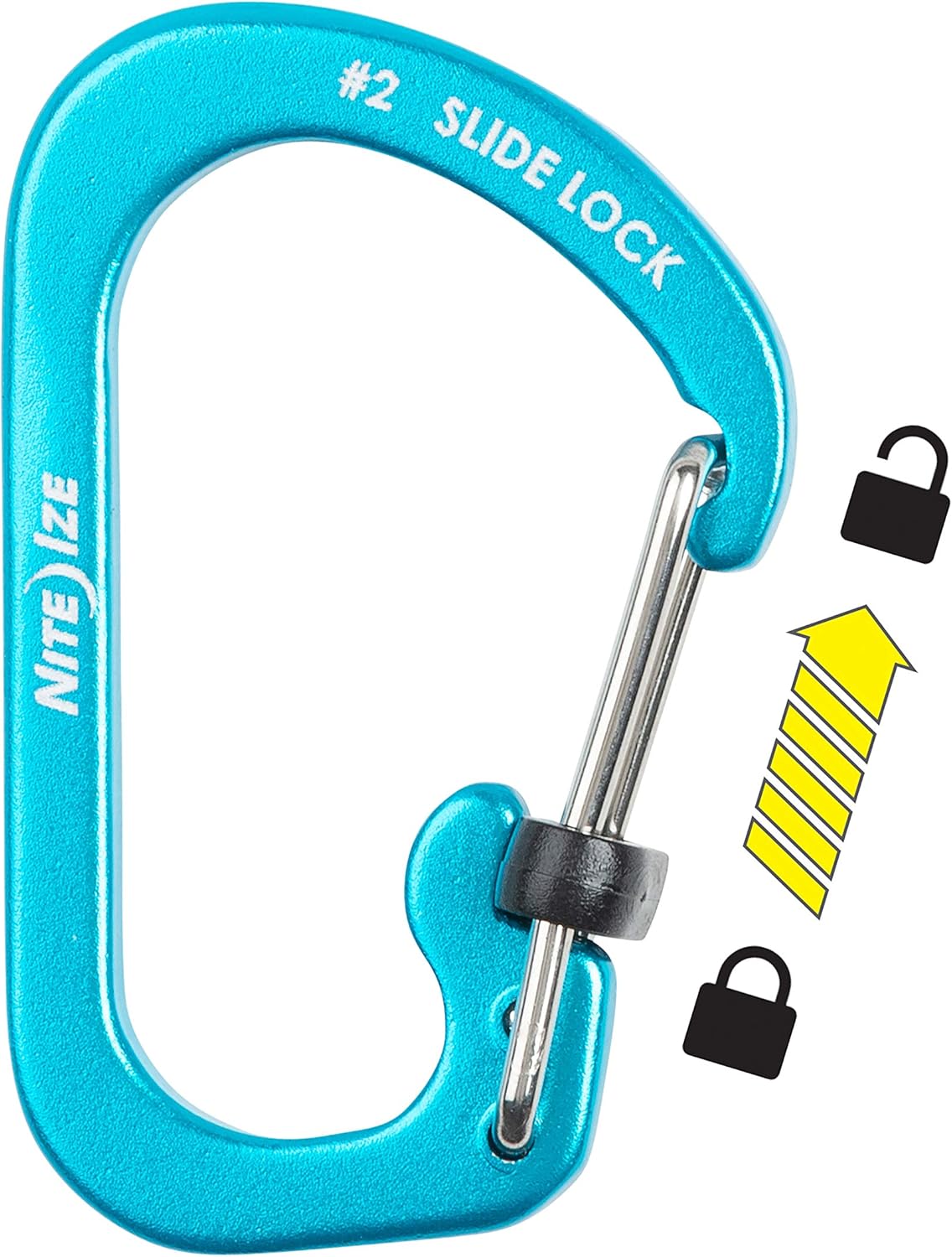 Nite Ize SlideLock Carabiner Aluminum