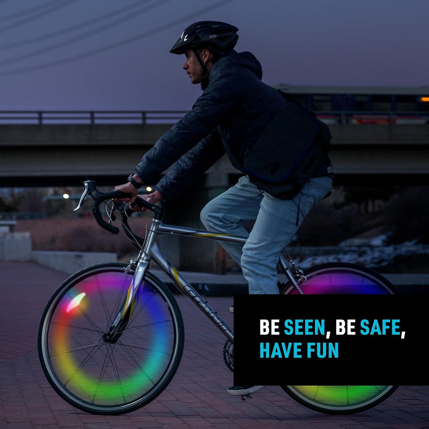 Nite Ize SpokeLit Wheel Light - LED Bicycle Spoke Lights for Visibility & Safety