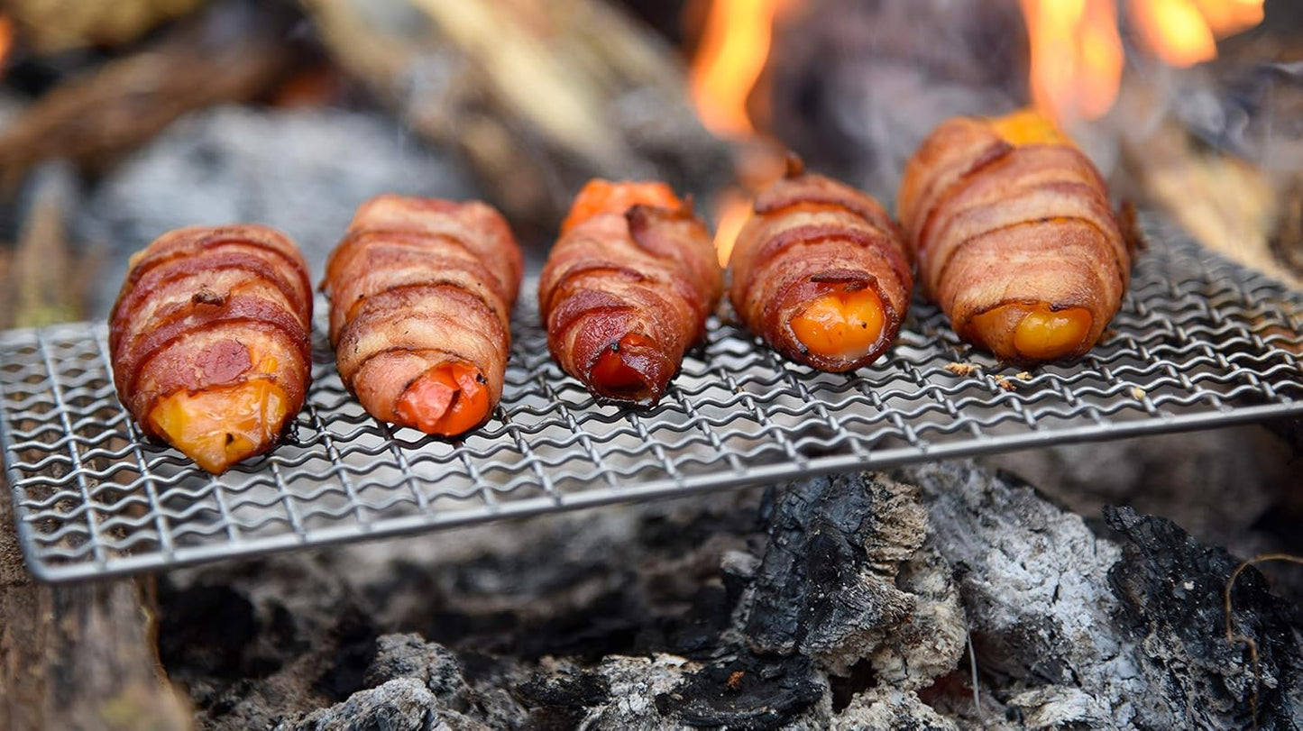 Woodsman Titanium Grill | The Original Ultralight Titanium Bushcraft Grill