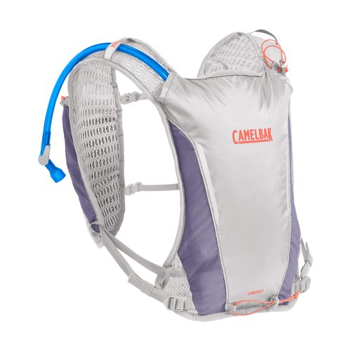 CamelBak Women's Circuit Run Vest 50oz Hydration Bladder, Silver/Dusk