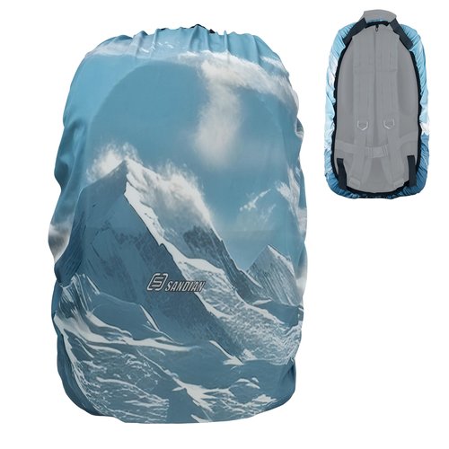 SANDIAN, All Backpack Rain Cover, Stretch Fits Most 25-80L Capacity, Strong TPU Coated, All Weather Resistant, Anti-Slip, Lightweight, Universal Fit with Plastic Stopper (Conqueror)