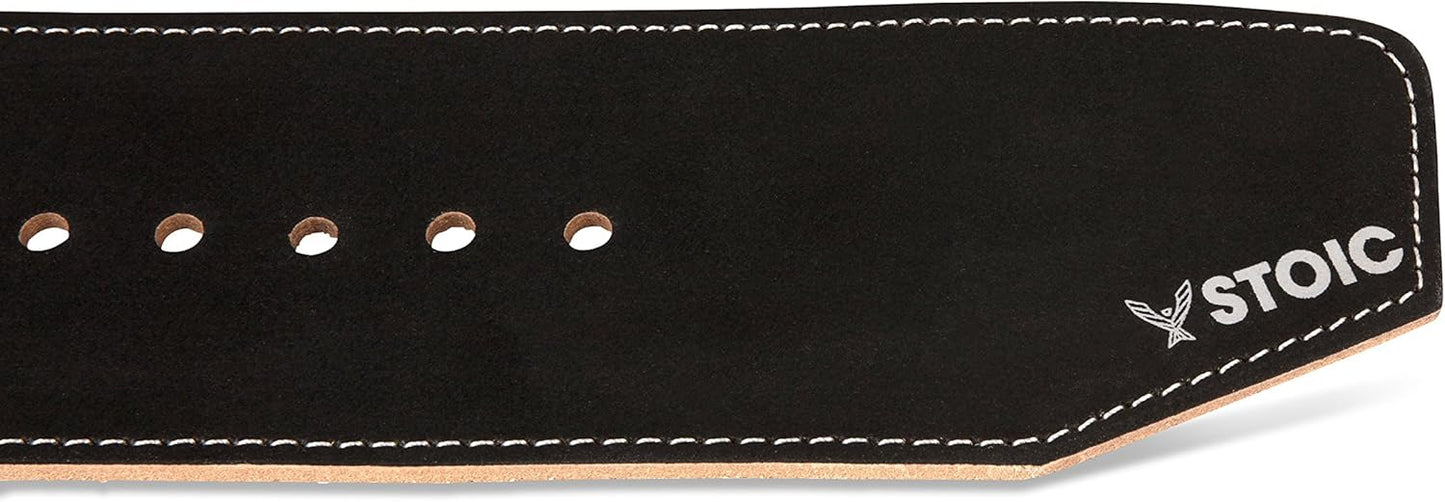 Powerlifting Belt/Weight Lifting Belt - 4 Inches Wide - No Taper for Maximum Support & Protection
