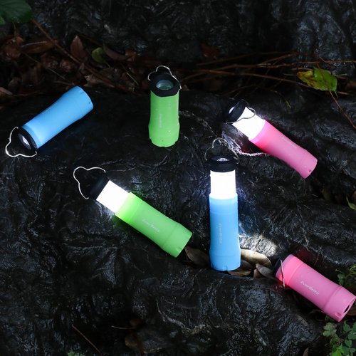 EverBrite 3-Pack Camping Lights and 2-Pack 2-in-1 Mini Lanterns and Flashlights