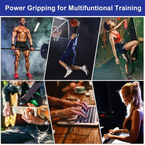 XPRT Fitness Grip Strength Training Kit – Hand, Finger and Forearm Exerciser Set of 5 for Grip Exercise, Stress Relief, and Recovery - Improve Hand Extension & Strengthen Fingers