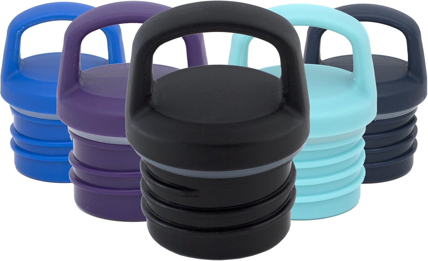 Simple Modern Ascent Chug Lid - Fits All Ascent and Hydro Flask Standard Mouth Water Bottle Sizes - Leak Proof, Double Wall Insulated - Deep Ocean