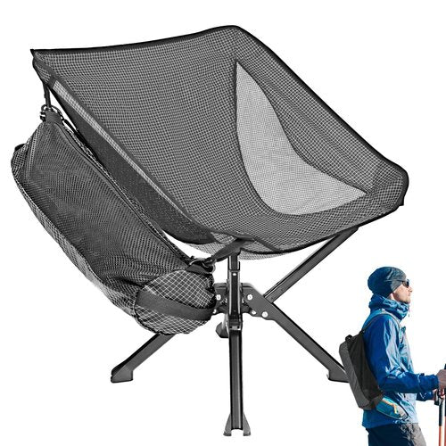 UNITON Folding Camping Chair Portable Chair Collapsible Backpacking Chair Ultra Lightweight, Compact Beach Chair with Backpack Bag