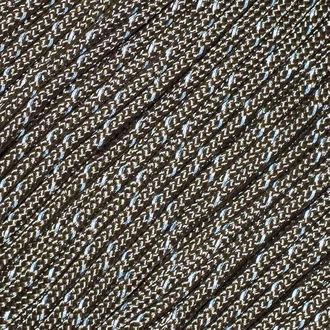 West Coast Paracord – 95 Tensile Strength - 1 Strand Reflective Paracord (100 Feet, Brown)