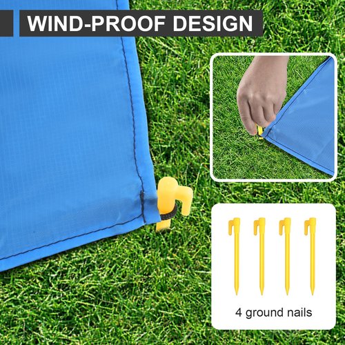ThxYour Beach Blankets, Waterproof Beach Mat, Sand Free Camping Blanket, Oversized Travel Blankets for 4 Adults Outdoor, for Travel Camping Hiking Picnic, Easy to Clean