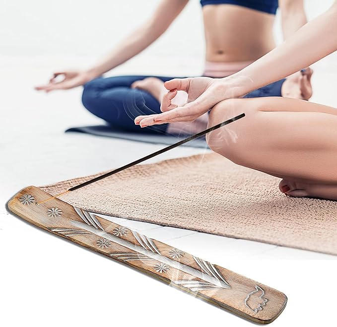 Satya Dragon Blood Incense Sticks, Satya sai Baba Insenses 15gmx3 (45 gm) Pack with Raajsee Incense Holder Bundle, Satya Nag Champa Natural Incense