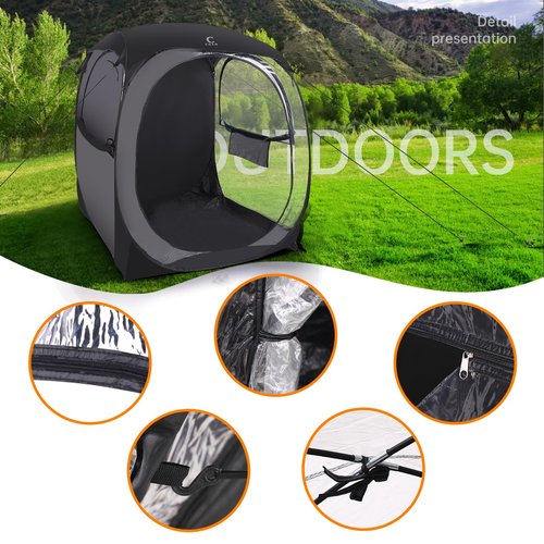 Nice C Sport Tent, Bubble Tent, Sport Pod, Instant Tents Shelter, with Rain Fly, Sealed Floor, for Sports, Camping, Events (1-2 Person)
