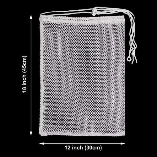 Shark Shooter 4 Pieces Premium Nylon Mesh Chum Bag for Enhanced Fishing Attraction 12 x18 inch Chum Bag with Drawstring