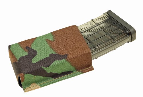 Esstac Diaper Midlength 5.56 Pouch, One Wrap Belt Mount (M81 Woodland)