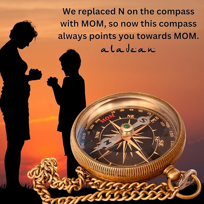 Inspiration Gift for Men Women Engraved Compass - Go Confidently - Thoreau Quote, You're Awesome Employee, Coworker Meaningful Gift for him her