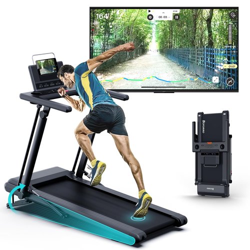 BOTORRO Treadmills for Home, Foldable Treadmill, Wide Shock Absorption Deck for Walking or Running, 300 LBS Weight Capacity, Bluetooth Enable, LED Display| R5PRO 12% R7 R9 18% Auto Incline