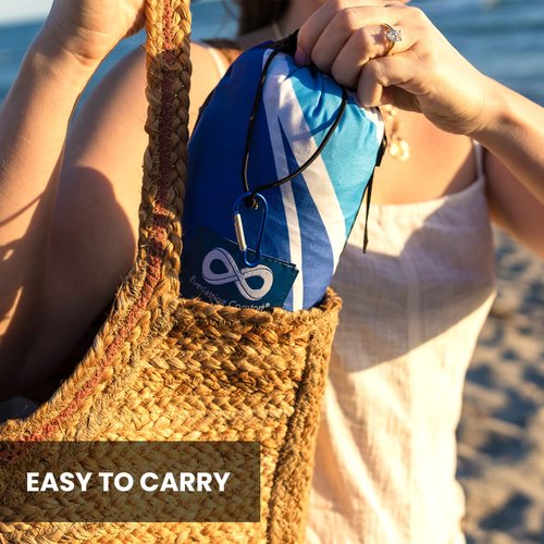 Everlasting Comfort Beach Blanket Bundle - Enjoy Sunny Days with Large, Sandproof Mats for Picnics and Beach Trips