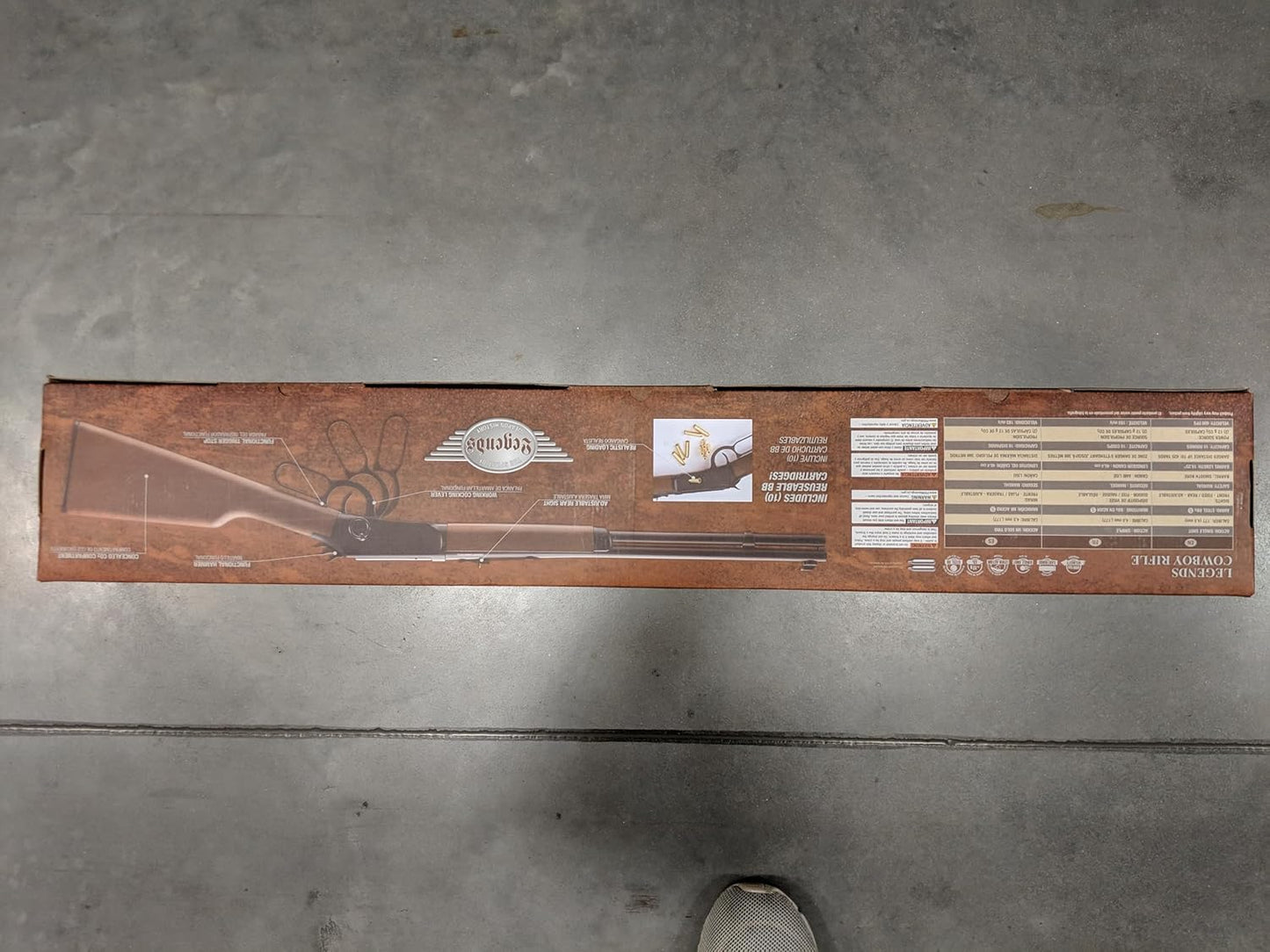 Umarex USA, Legends Cowboy, .177 Caliber, Lever Action, CO2 Air Rifle, BB, Wood Stock