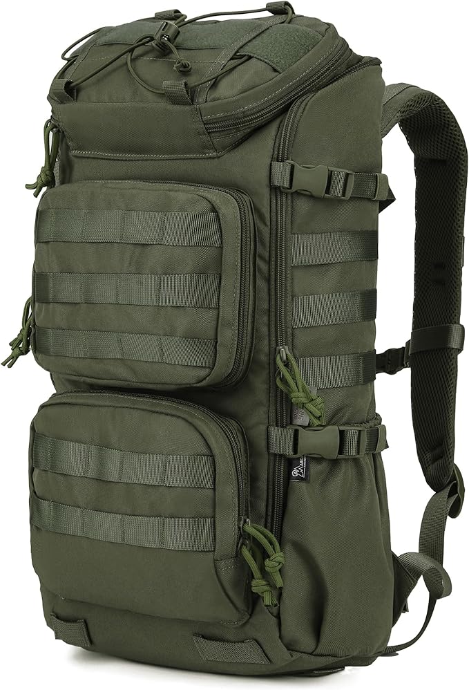 Mardingtop Tactical Backpacks Molle Hiking daypacks for Motorcycle Camping Hiking Military Traveling,25L Backpack