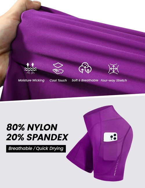 Nepest Padded Bike Underwear for Women Cycling Shorts 4D Gel Padding Bicycle Cycle Biker Biking Shorts with Pockets for Riding MTB Liner Vlolet,X-Large