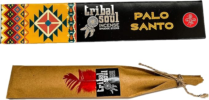 Tribal Soul Incense Smudge Sticks - Premium Incense - 90 Grams (Palo Santo)