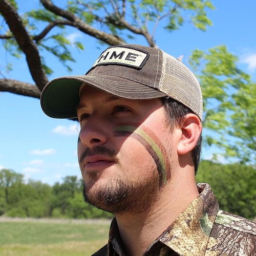 HME 3 Color Camo Face Paint "Mess-Free" Application Stick - Long-Lasting Easy-to-Use Concealment Makeup for Hunting