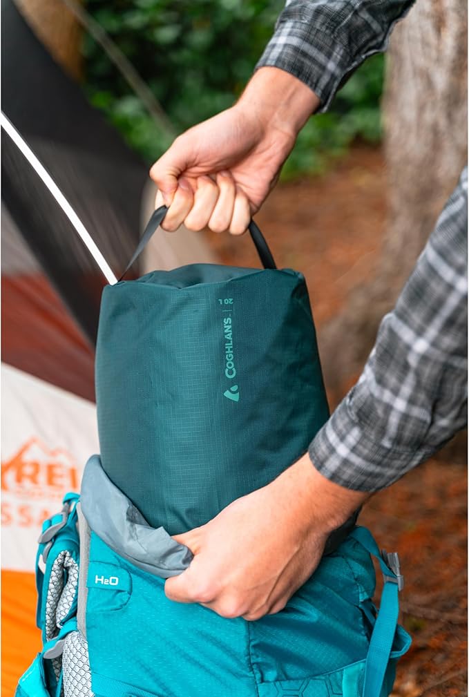 Coghlan's Stuff Bag 20L - Portable Drawstring Storage Sack for Camping, Travel, Gear Organization - Lightweight, Water-Resistant Ripstop Fabric Outdoor Storage Sack for Backpacking, Hiking,and More