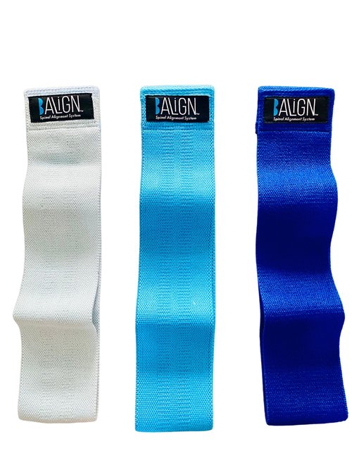 BAlign® Fabric Resistance Bands for Legs - Fabric Booty Bands for Working Out - Resistance Bands for Exercise -Workout Bands Resistance Bands for Men and Women