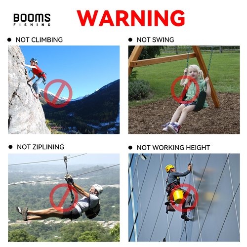 Booms Fishing Black Carabiner Clip: 3.1" Heavy Duty Carabiners 12kN/2697lbs Large Aluminum Carbiner for Keys Water Bottle Dog Leash Camping Hiking, Caribiner Keychain Hook Carbineers D Ring Clip 2PCS