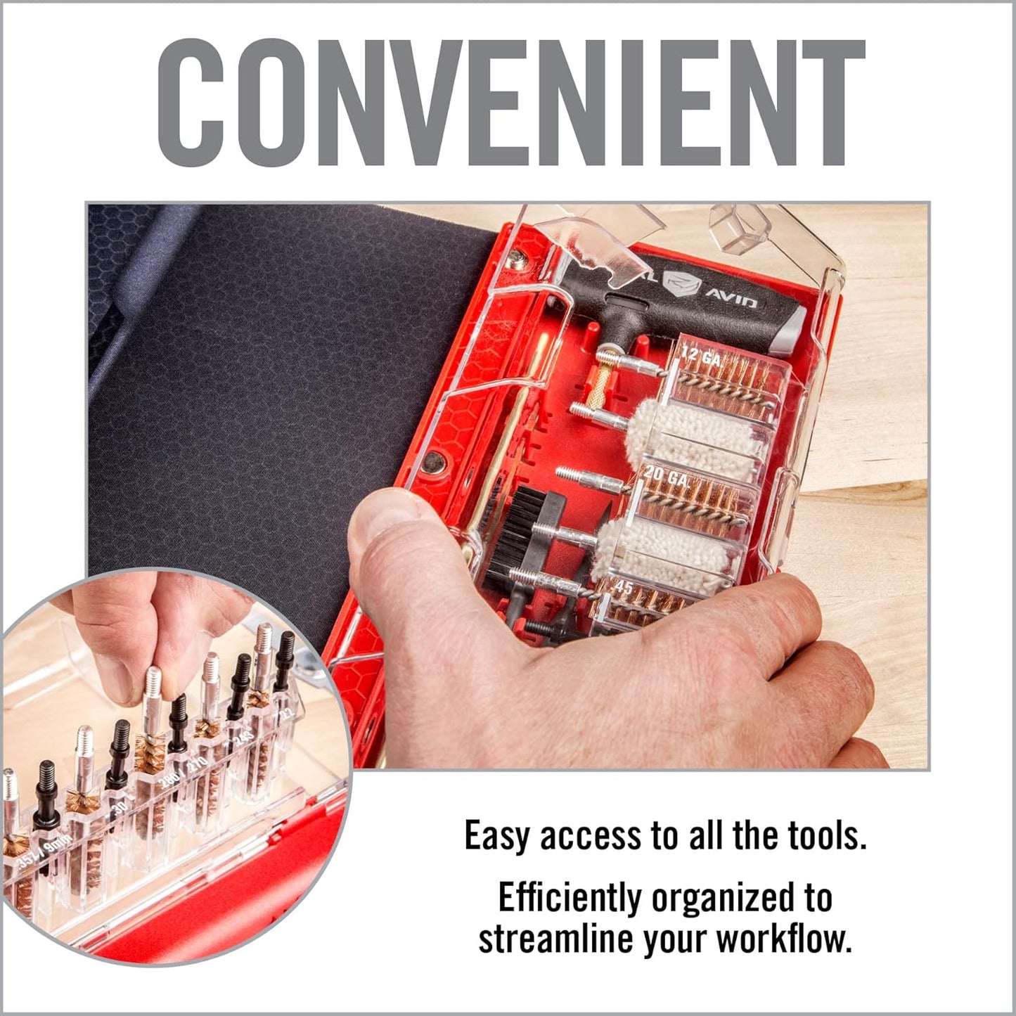 Real Avid Master Cleaning Station - Universal Gun Cleaning Kit, Choose Between Handgun or Universal Gun Cleaning Station