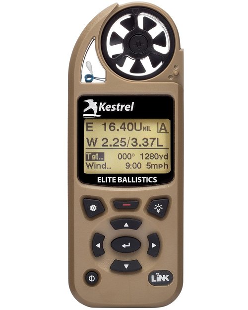 Elite Weather Meter with Applied Ballistics and Bluetooth Link, Flat Dark Earth