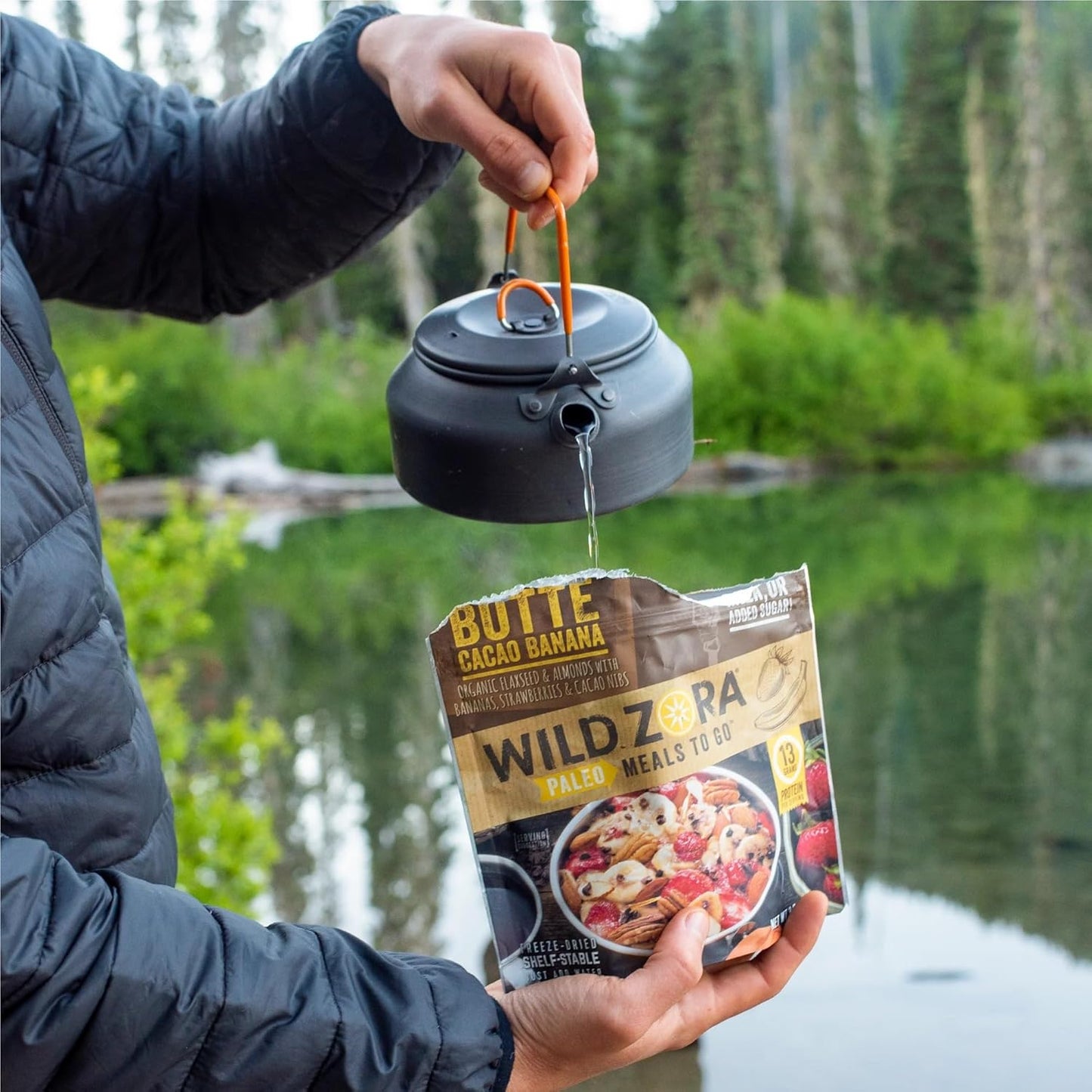 Wild Zora Paleo Freeze Dried Meals for Backpacking & Camping - Healthy Gluten Free & Grain Free Camping Meals/Backpacking Food + No Added Sugar - Great for Travel (AIP 4-pack)