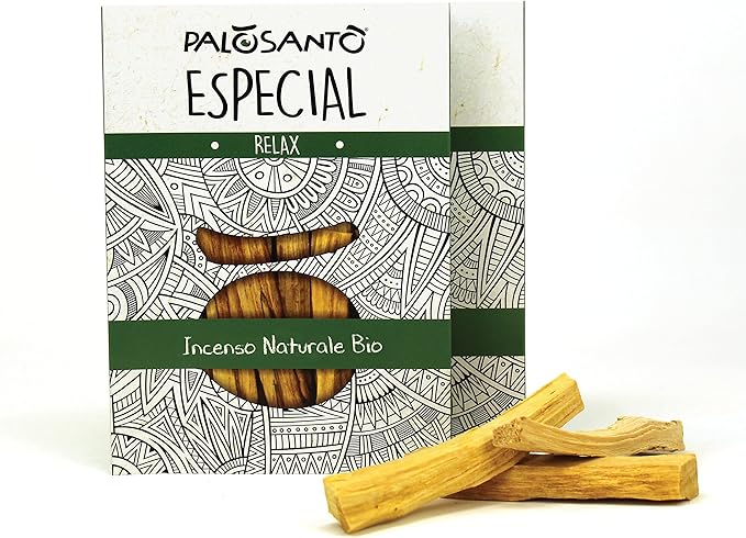 PALOSANTO - Palo Santo Incense Sticks Especial 10cm 3,94in - 10 Pack - Large Organic Palo Santo Sticks Strong Aroma - Wild Harvested Holy Sticks 2cm Thick - Palo Santo Wood Bursera Graveolens