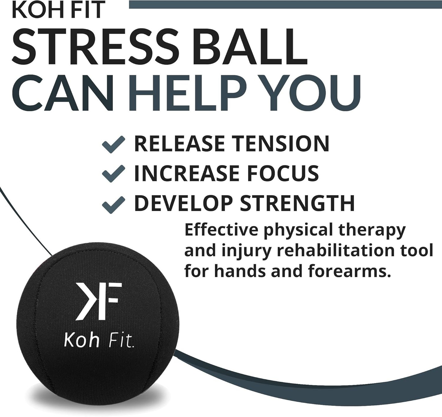 Stress Ball Multipacks - Stress Reliever Squeeze Balls - Bonus 18-Page Hand Exercise Therapy Ebook