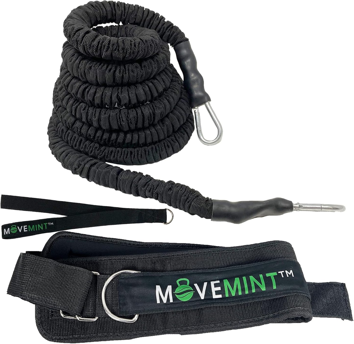 MOVEMINT 33ft Speed Bungee Band Trainer, 90+lbs Resistance (Longest in Market)