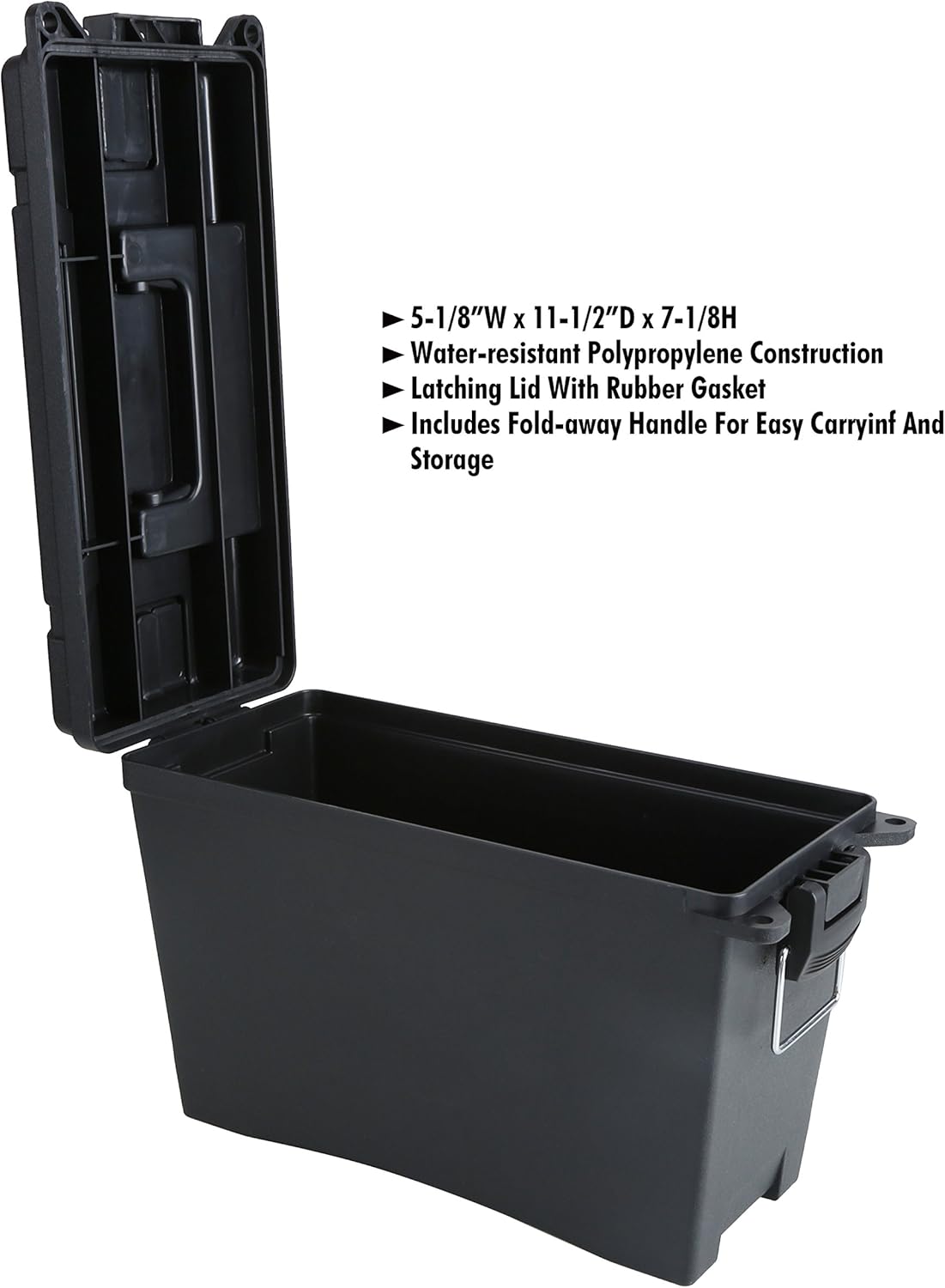 Olympia Tools Plastic Field/Ammo Storage Boxes, Black, 84-404