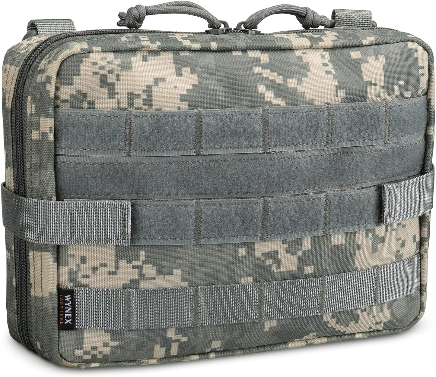 WYNEX Tactical Admin Molle Pouch, Medical EDC EMT Utility Bag Shell Design Attachment Pouches 1000D Nylon Hiking Belt Bags