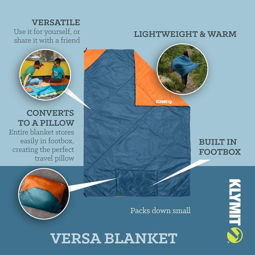Klymit Versa Packable Camping Blanket & Comforter