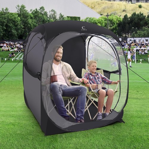 Nice C Sport Tent, Bubble Tent, Sport Pod, Instant Tents Shelter, with Rain Fly, Sealed Floor, for Sports, Camping, Events (1-2 Person)