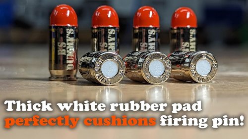 B's Dry Fire Snap Caps - A.K.A. B's Dummy's - Dummy 380 Auto Training Caps (7 Pack) (Orange Nickel)