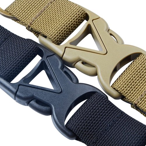 DYZD Tactical Gear Keychain Clip 100% Nylon Belt Key Chain Tactical Key Holder Quick Release Buckle Key Ring (2PCS)